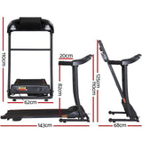 darrahopens Sports & Fitness > Fitness Accessories Everfit Electric Treadmill Incline Home Gym Exercise Machine Fitness 400mm