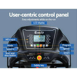 darrahopens Sports & Fitness > Fitness Accessories Everfit Electric Treadmill MIG41 40cm Running Home Gym Machine Fitness 12 Speed Level Foldable Design