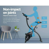 darrahopens Sports & Fitness > Fitness Accessories Everfit Exercise Bike X-Bike Folding Magnetic Bicycle Cycling Flywheel Fitness Machine