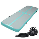 darrahopens Sports & Fitness > Fitness Accessories Everfit GoFun 3X1M Inflatable Air Track Mat with Pump Tumbling Gymnastics Green