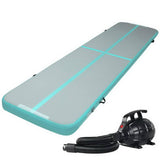 darrahopens Sports & Fitness > Fitness Accessories Everfit GoFun 4X1M Inflatable Air Track Mat with Pump Tumbling Gymnastics Green