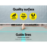 darrahopens Sports & Fitness > Fitness Accessories Everfit GoFun 5X1M Inflatable Air Track Mat with Pump Tumbling Gymnastics Green