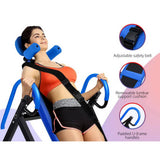 darrahopens Sports & Fitness > Fitness Accessories Everfit Gravity Inversion Table Foldable Stretcher Inverter Home Gym Fitness