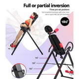 darrahopens Sports & Fitness > Fitness Accessories Everfit Inversion Table Gravity Stretcher Inverter Foldable Home Fitness Gym