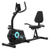 darrahopens Sports & Fitness > Fitness Accessories Everfit Magnetic Recumbent Exercise Bike Fitness Cycle Trainer Gym Equipment