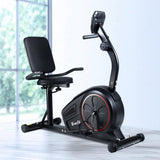 darrahopens Sports & Fitness > Fitness Accessories Everfit Magnetic Recumbent Exercise Bike Fitness Trainer Home Gym Equipment Black