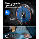 darrahopens Sports & Fitness > Fitness Accessories Everfit Magnetic Recumbent Exercise Bike Fitness Trainer Home Gym Equipment Black