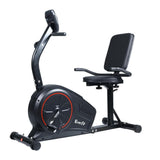 darrahopens Sports & Fitness > Fitness Accessories Everfit Magnetic Recumbent Exercise Bike Fitness Trainer Home Gym Equipment Black