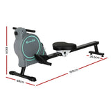 Darrahopens Sports & Fitness > Fitness Accessories Everfit Magnetic Rowing Machine 16 Levels Rower With APP Cardio Workout Fitness