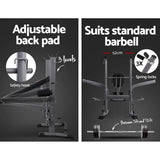 darrahopens Sports & Fitness > Fitness Accessories Everfit Multi Station Weight Bench Press Fitness Weights Equipment Incline Black