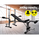 darrahopens Sports & Fitness > Fitness Accessories Everfit Multi Station Weight Bench Press Fitness Weights Equipment Incline Black