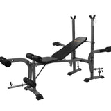 darrahopens Sports & Fitness > Fitness Accessories Everfit Multi Station Weight Bench Press Fitness Weights Equipment Incline Black