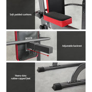 darrahopens Sports & Fitness > Fitness Accessories Everfit Power Tower 4-IN-1 Multi-Function Station Fitness Gym Equipment