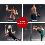 darrahopens Sports & Fitness > Fitness Accessories Everfit Power Tower 4-IN-1 Multi-Function Station Fitness Gym Equipment