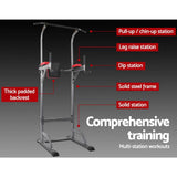 darrahopens Sports & Fitness > Fitness Accessories Everfit Power Tower 4-IN-1 Multi-Function Station Fitness Gym Equipment