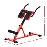 Darrahopens Sports & Fitness > Fitness Accessories Everfit Roman Chair Back Extension Adjustable Weight Bench Fitness 10 Workouts