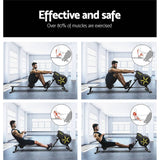 darrahopens Sports & Fitness > Fitness Accessories Everfit Rowing Exercise Machine Rower Resistance Fitness Home Gym Cardio Air