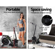 darrahopens Sports & Fitness > Fitness Accessories Everfit Rowing Exercise Machine Rower Resistance Home Gym