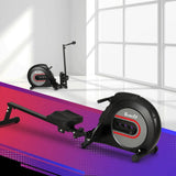Darrahopens Sports & Fitness > Fitness Accessories Everfit Rowing Machine Elastic Resistance Rower Exercise Home Gym Cardio Fitness