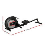Darrahopens Sports & Fitness > Fitness Accessories Everfit Rowing Machine Elastic Resistance Rower Exercise Home Gym Cardio Fitness