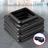 darrahopens Sports & Fitness > Fitness Accessories Everfit Set of 4 Aerobic Step Risers Exercise Stepper Workout Gym Fitness Bench Platform
