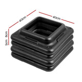 darrahopens Sports & Fitness > Fitness Accessories Everfit Set of 4 Aerobic Step Risers Exercise Stepper Workout Gym Fitness Bench Platform