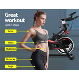 darrahopens Sports & Fitness > Fitness Accessories Everfit Spin Exercise Bike Fitness Commercial Home Workout Gym Equipment Black