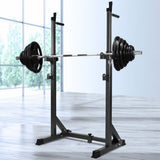 darrahopens Sports & Fitness > Fitness Accessories Everfit Squat Rack Pair Fitness Weight Lifting Gym Exercise Barbell Stand