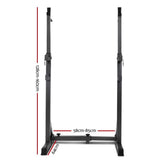 darrahopens Sports & Fitness > Fitness Accessories Everfit Squat Rack Pair Fitness Weight Lifting Gym Exercise Barbell Stand