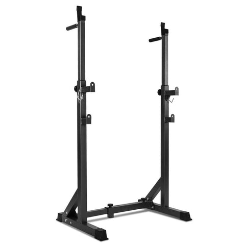 darrahopens Sports & Fitness > Fitness Accessories Everfit Squat Rack Pair Fitness Weight Lifting Gym Exercise Barbell Stand