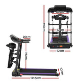 Darrahopens Sports & Fitness > Fitness Accessories Everfit Treadmill Electric Exercise Run Machine Home Gym Fitness