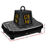 darrahopens Sports & Fitness > Fitness Accessories Everfit Vibration Machine Machines Platform Plate Vibrator Exercise Fit Gym Home