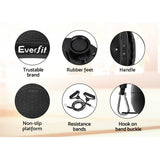 darrahopens Sports & Fitness > Fitness Accessories Everfit Vibration Machine Plate Platform Body Shaper Home Gym Fitness Black