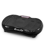 darrahopens Sports & Fitness > Fitness Accessories Everfit Vibration Machine Plate Platform Body Shaper Home Gym Fitness Black