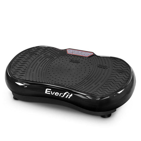 darrahopens Sports & Fitness > Fitness Accessories Everfit Vibration Machine Plate Platform Body Shaper Home Gym Fitness Black