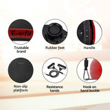 darrahopens Sports & Fitness > Fitness Accessories Everfit Vibration Machine Plate Platform Body Shaper Home Gym Fitness Maroon