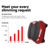 darrahopens Sports & Fitness > Fitness Accessories Everfit Vibration Machine Plate Platform Body Shaper Home Gym Fitness Maroon