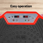 darrahopens Sports & Fitness > Fitness Accessories Everfit Vibration Machine Plate Platform Body Shaper Home Gym Fitness Red