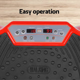 darrahopens Sports & Fitness > Fitness Accessories Everfit Vibration Machine Plate Platform Body Shaper Home Gym Fitness Red