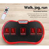 darrahopens Sports & Fitness > Fitness Accessories Everfit Vibration Machine Plate Platform Body Shaper Home Gym Fitness Red
