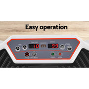 darrahopens Sports & Fitness > Fitness Accessories Everfit Vibration Machine Plate Platform Body Shaper Home Gym Fitness White