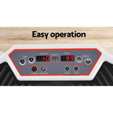 darrahopens Sports & Fitness > Fitness Accessories Everfit Vibration Machine Plate Platform Body Shaper Home Gym Fitness White