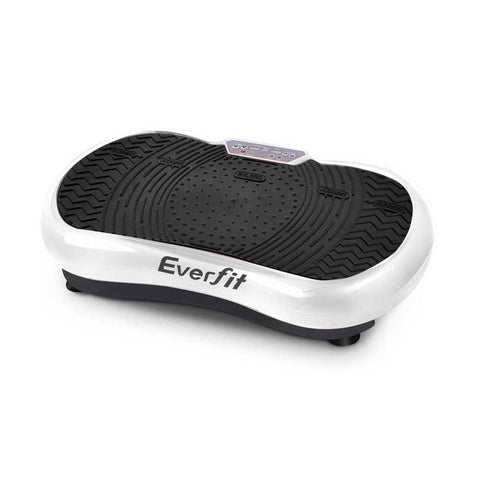 darrahopens Sports & Fitness > Fitness Accessories Everfit Vibration Machine Plate Platform Body Shaper Home Gym Fitness White
