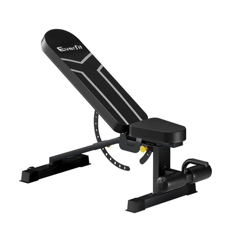 Darrahopens Sports & Fitness > Fitness Accessories Everfit Weight Bench 450KG FID Bench Adjustable Bench Press Home Gym Equipment
