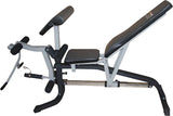 darrahopens Sports & Fitness > Fitness Accessories FID Flat Incline Decline Bench Press w/ Leg Extension