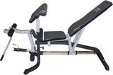 darrahopens Sports & Fitness > Fitness Accessories FID Flat Incline Decline Bench Press w/ Leg Extension