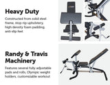darrahopens Sports & Fitness > Fitness Accessories FID Flat Incline Decline Bench Press w/ Leg Extension