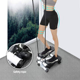 Darrahopens Sports & Fitness > Fitness Accessories Fitness Stair Stepper Twist Household Hydraulic Stepper Resistance Bands Home Gym