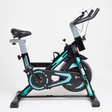 darrahopens Sports & Fitness > Fitness Accessories FitSmart Smart Cycle Exercise Bike Spin Bike Stationary Home Gym Fitness Black