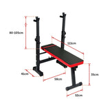 darrahopens Sports & Fitness > Fitness Accessories Folding Flat Weight Lifting Bench Body Workout Exercise Machine Home Fitness